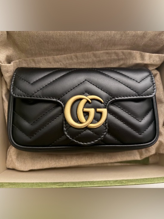 Gucci Handbags - Gucci Marmont Super Mini Crossbody - last price